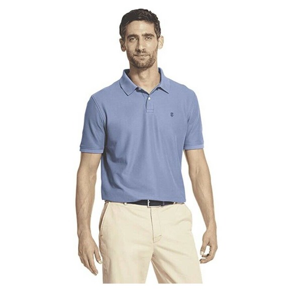IZOD Advantage Performance Short Sleeve Solid Polo - Picture 1 of 4